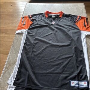 NFL Black and Orange Men's Jersey